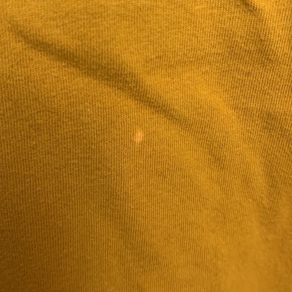 Harmonica Lewinski mustard colored 100% cotton tee shirt - Picture 3 of 7